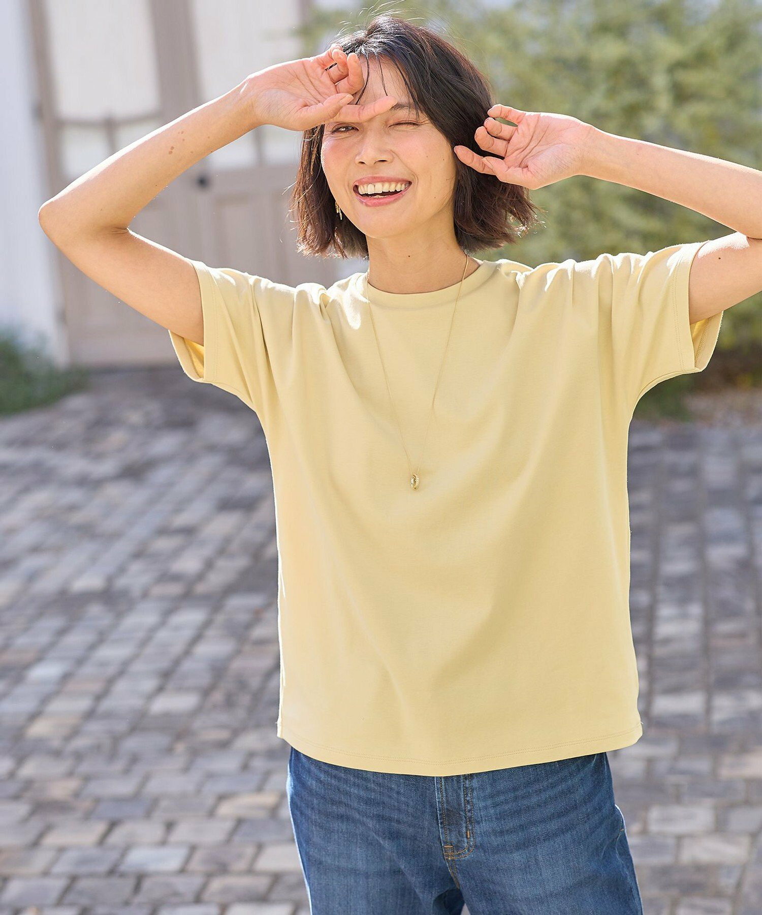 【8色展開/UVケア/接触冷感】プレミアムベーシック半袖Tシャツ